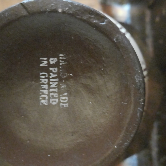 Handmade handpainted Greek Reproduction Vase - Picture 4 of 6